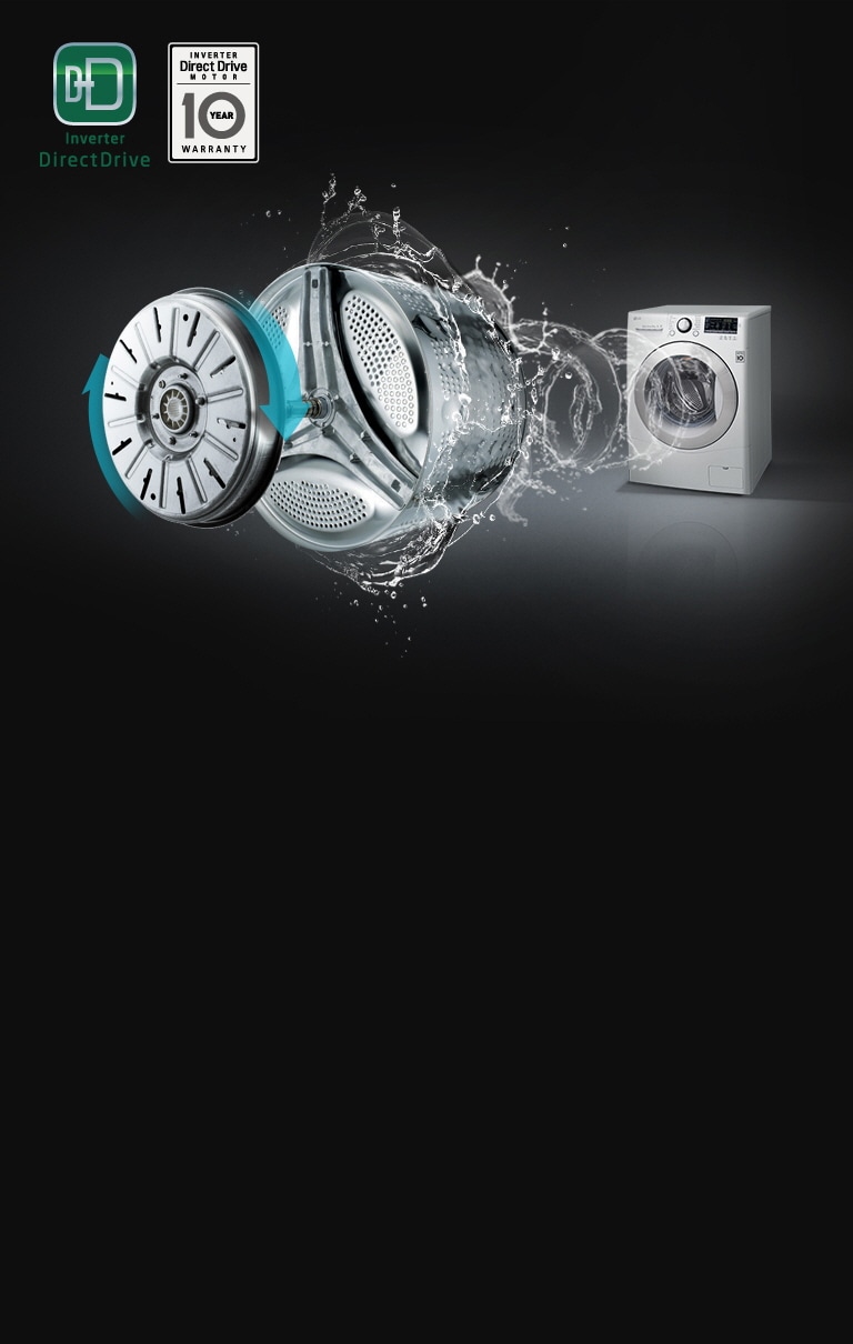 Menos ruido y vibración con Inverter Direct Drive